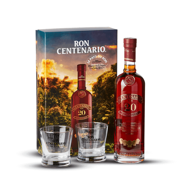 Coffret Centenario 20 Ans + 2 verres