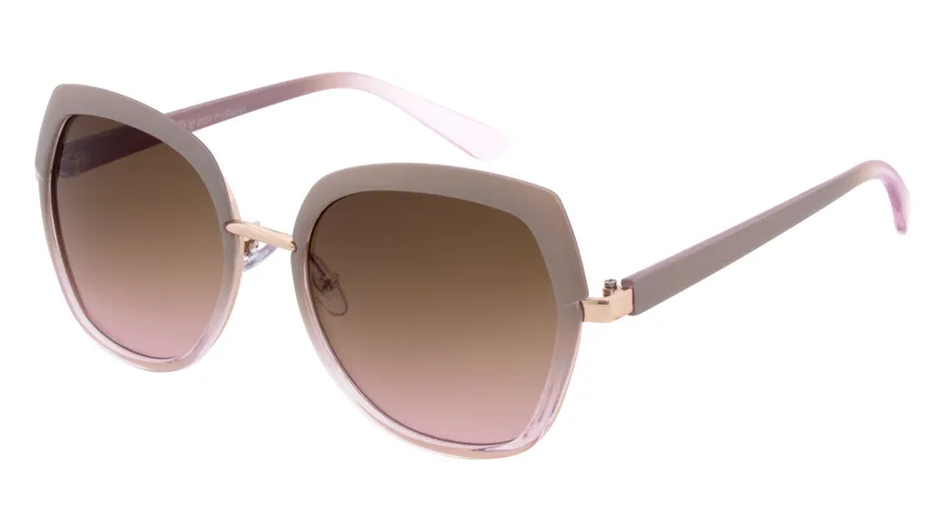 GNTM Sonnenbrille Kunststoff Grau/Rosa