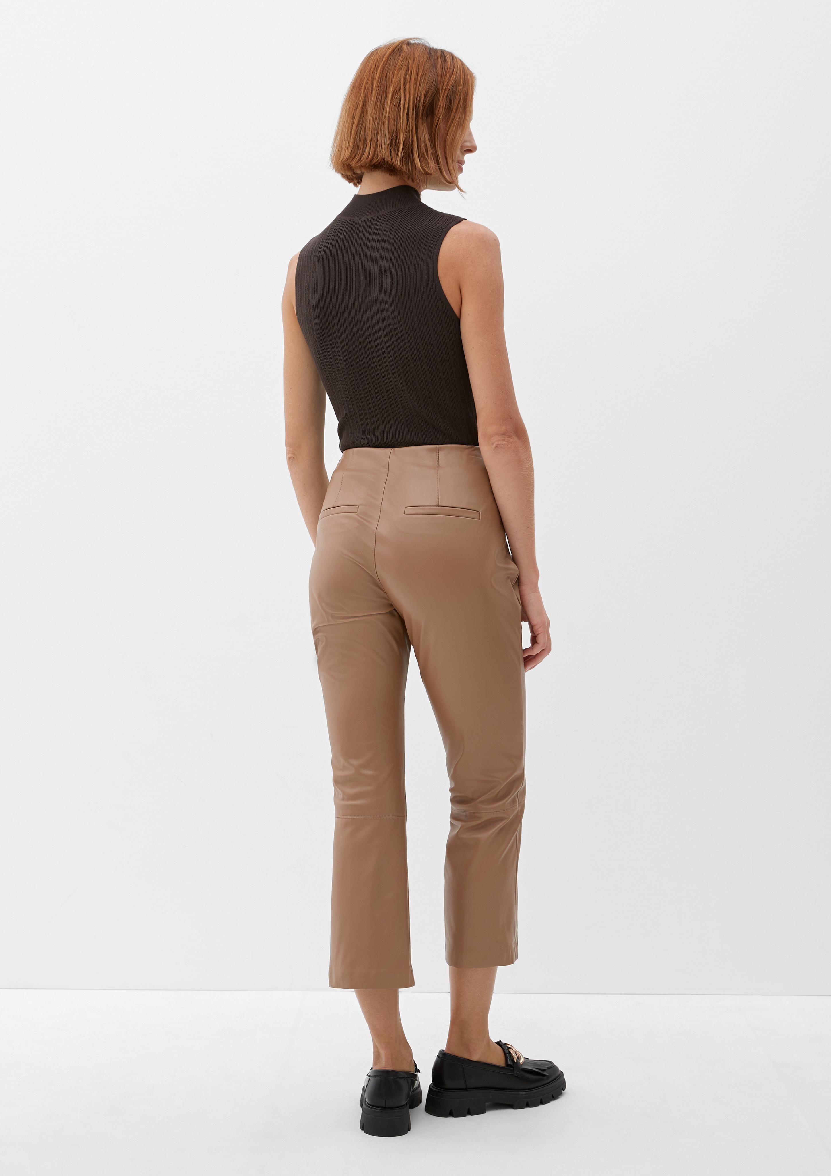 Regular: Hose im Lederlook  2118887-8612