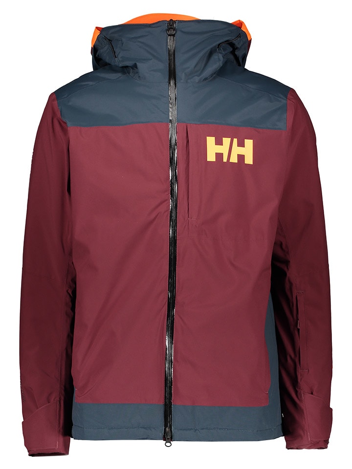 Helly Hansen Skijacke in Rot/ Dunkelblau günstig kaufen