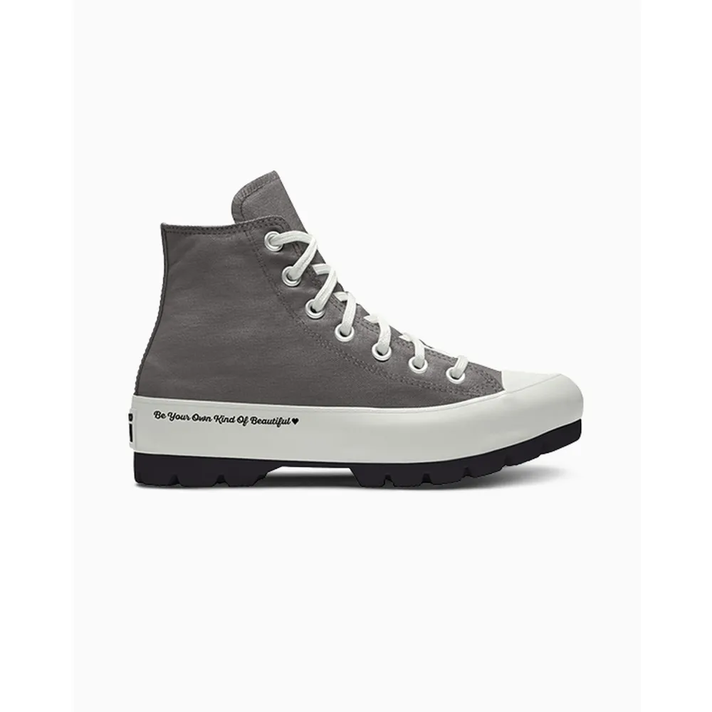 Converse Personalisierter Chuck Taylor All Star Lugged Platform By You A06686CSP24_CONVERSECHARCOAL_NY / grau