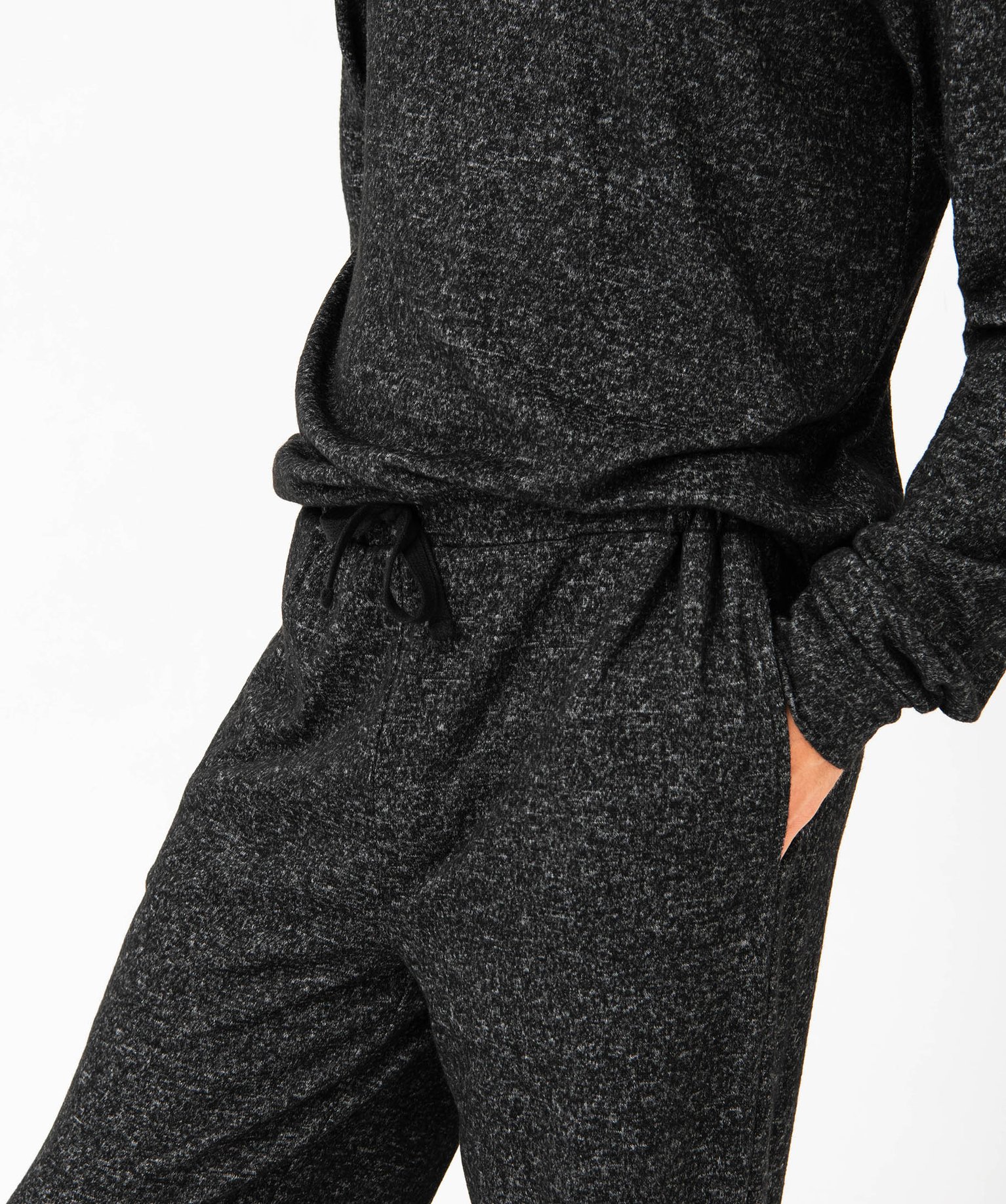 Pyjama en maille douillette homme gris | GEMO
