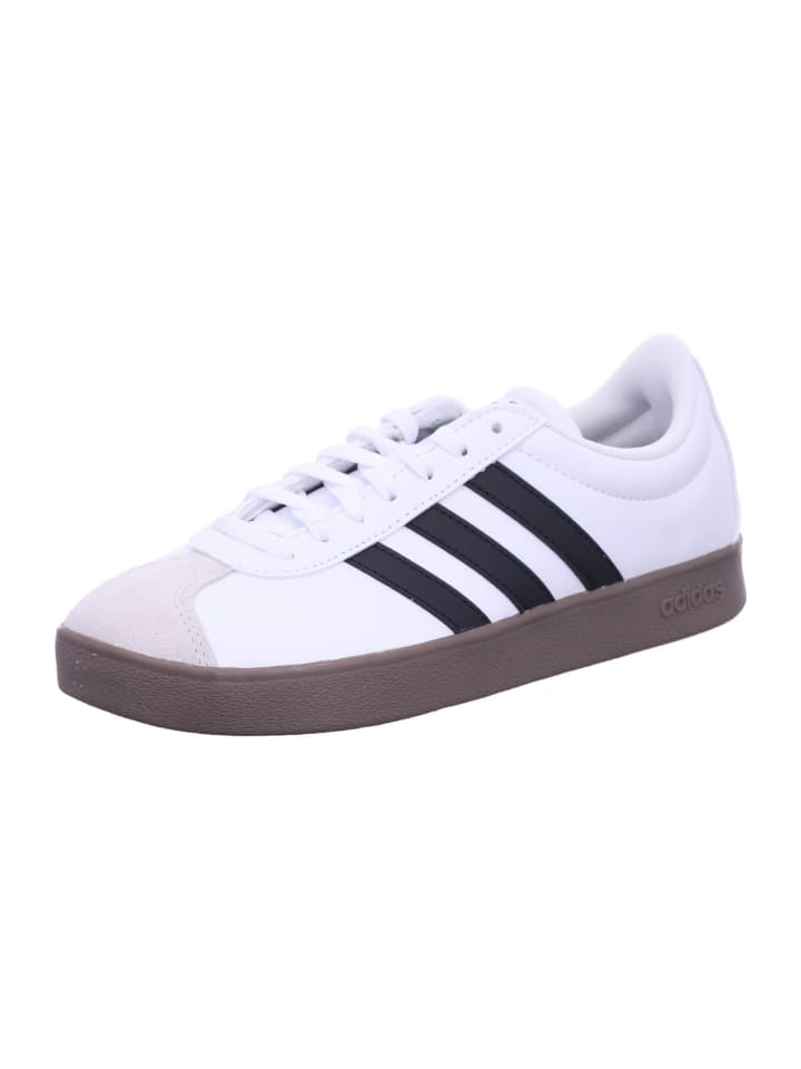 adidas Damen- Schnürschuhe VL COURT BASE in Weiß günstig kaufen