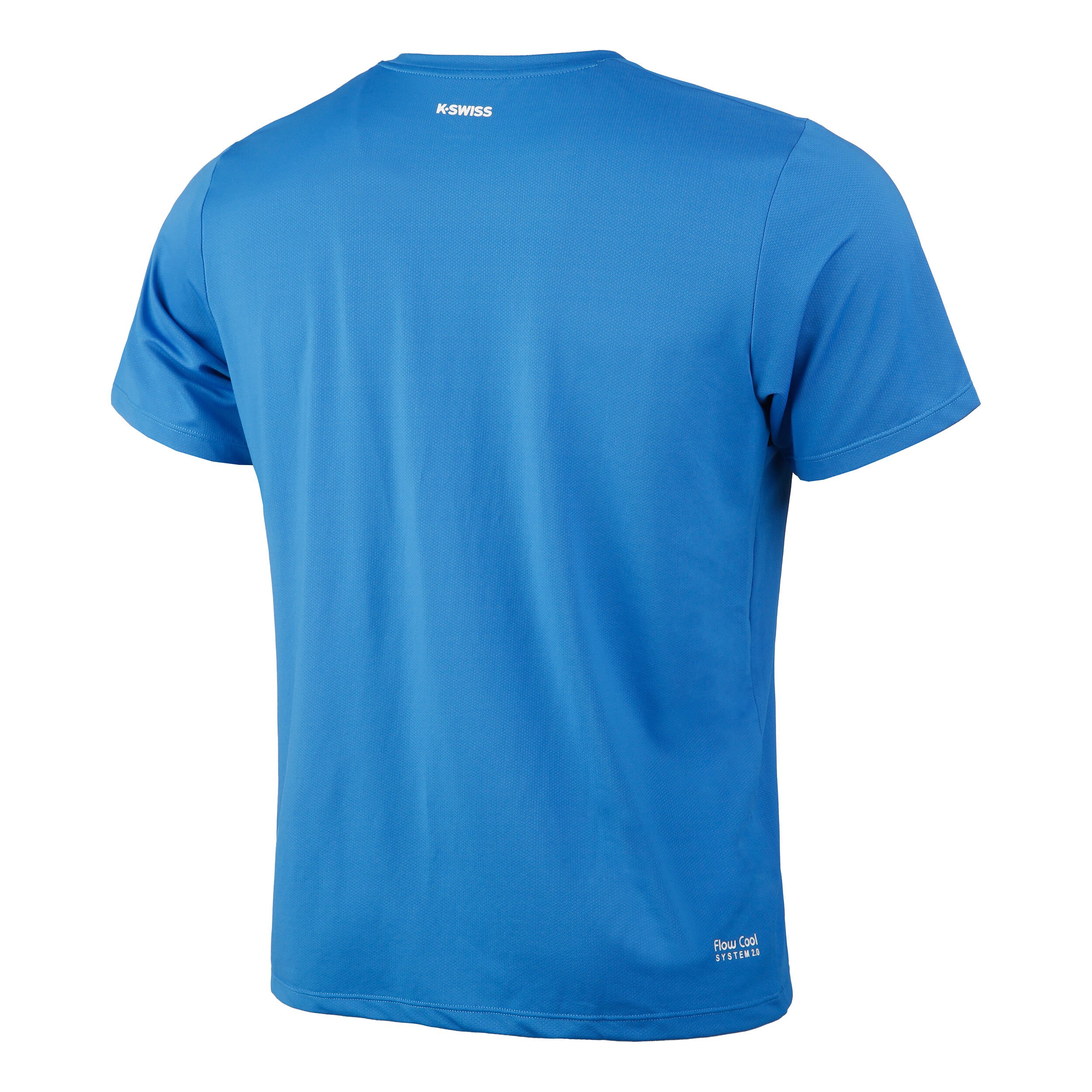 Core Team Stripe Crew T-Shirt Herren - Blau, Mehrfarbig