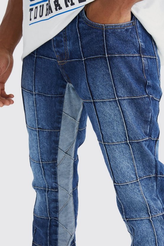 Slim-Fit Schlagjeans
