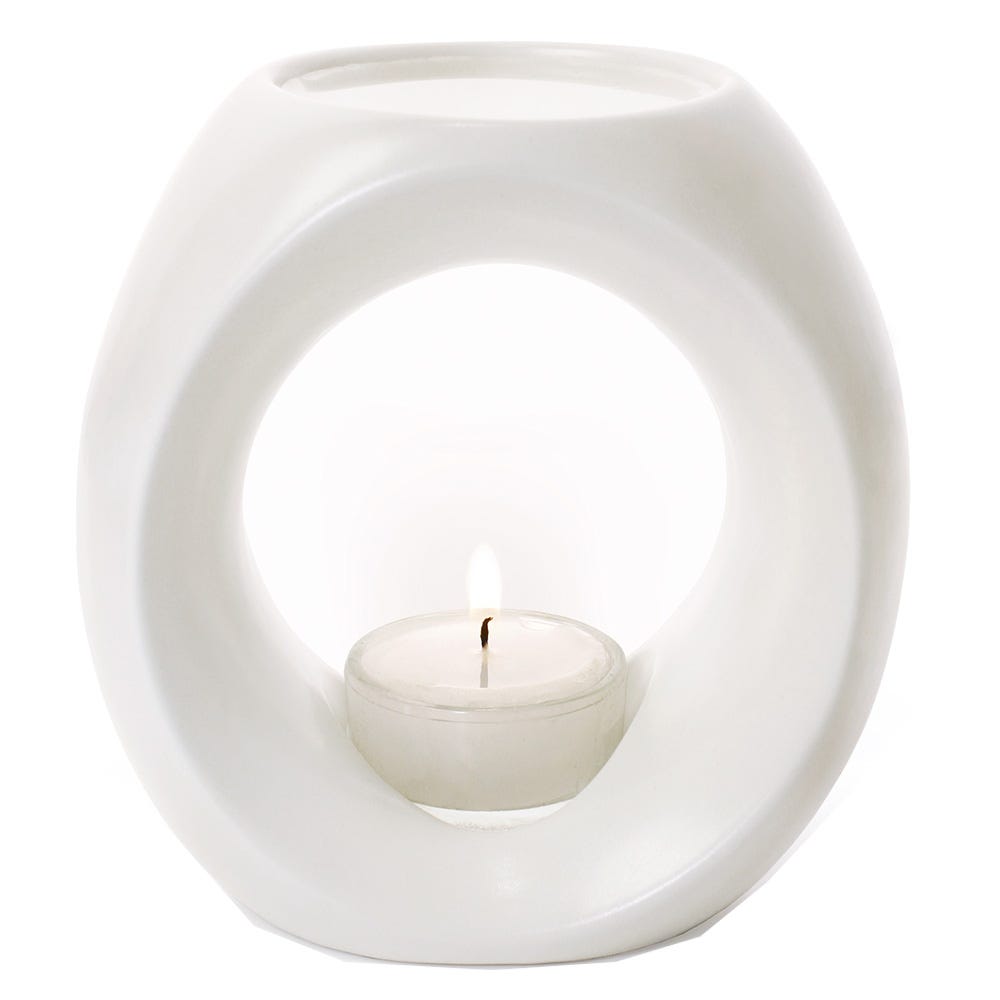 PRIMAVERA Aroma Duftlampe Cremeweiss matt
