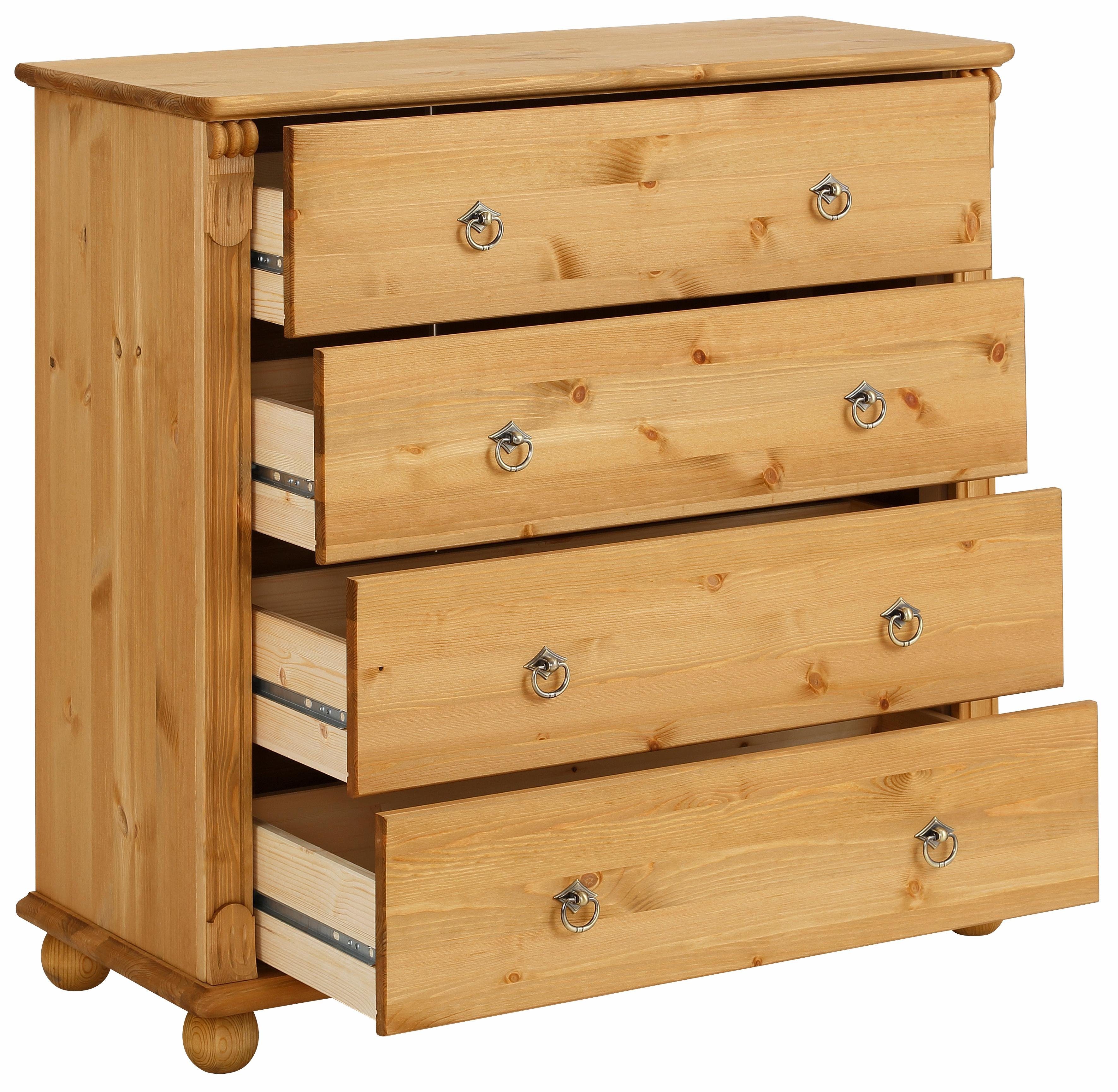 Home affaire Schubkastenkommode Tessin, Breite 90 cm, aus Kiefer massiv