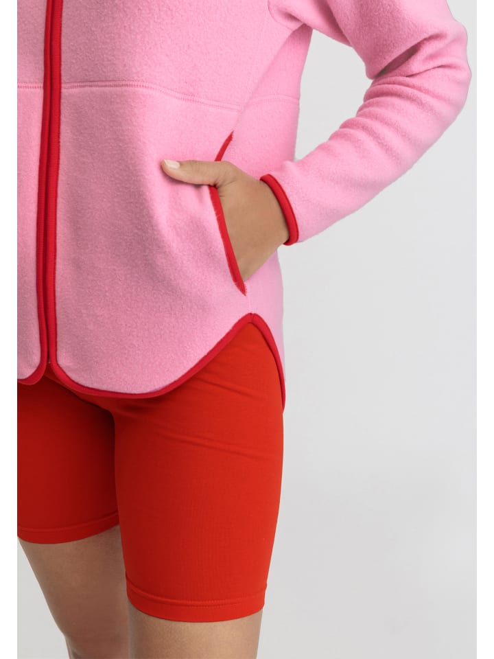 Hessnatur Fleece-Jacke in dahlie günstig kaufen S