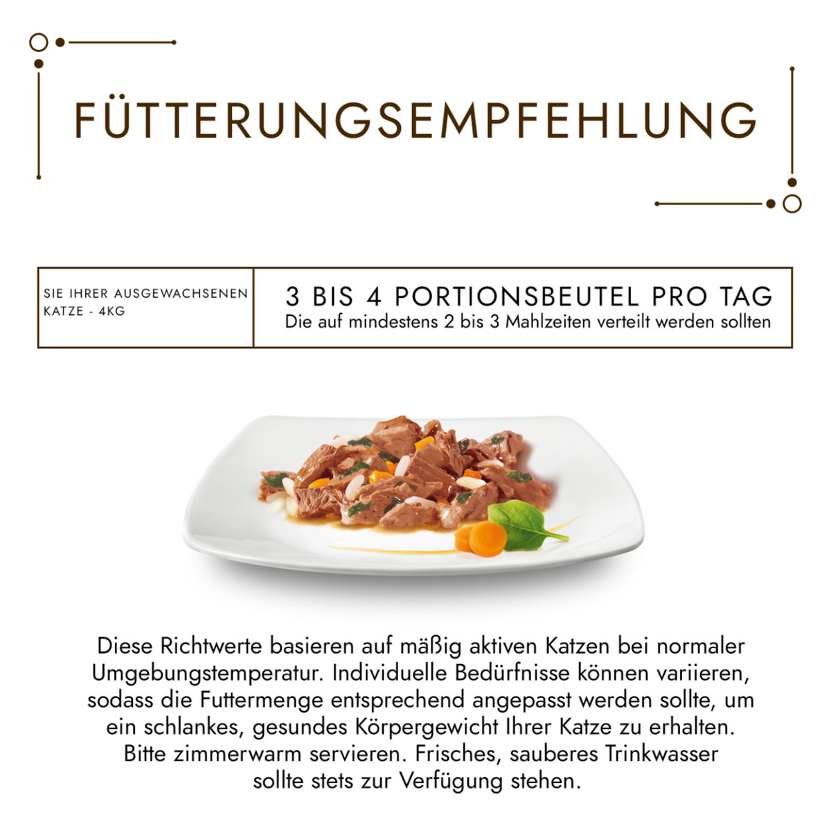 GOURMET A la Carte Hochseefisch, Reis & Gemüse bei ZooRoyal
