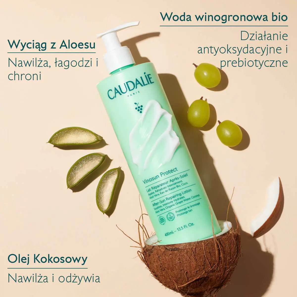 Caudalie Vinosun Protect регенеришуће млеко после сунчања