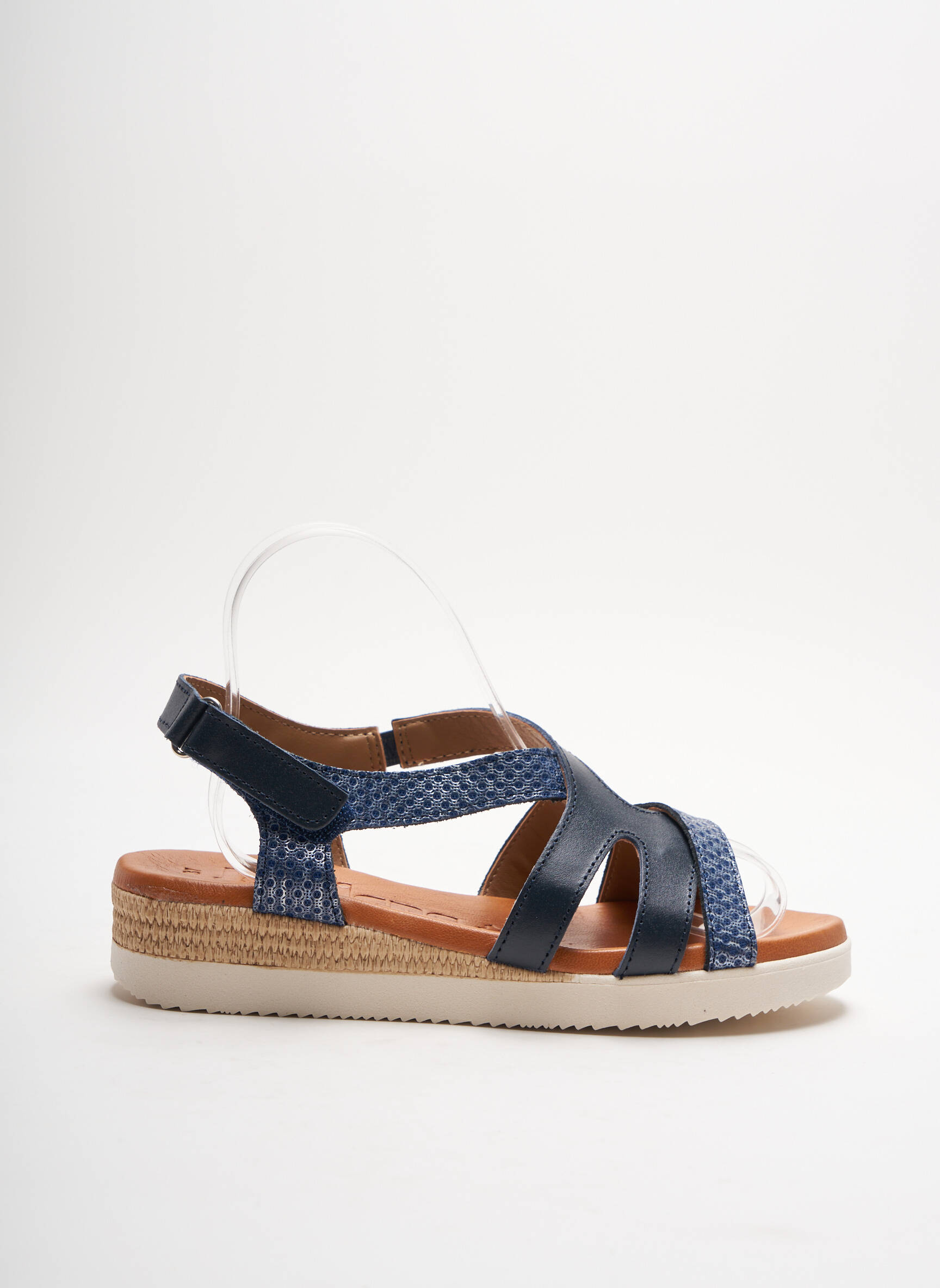 Jordana Sandales Nu Pieds Femme couleur bleu