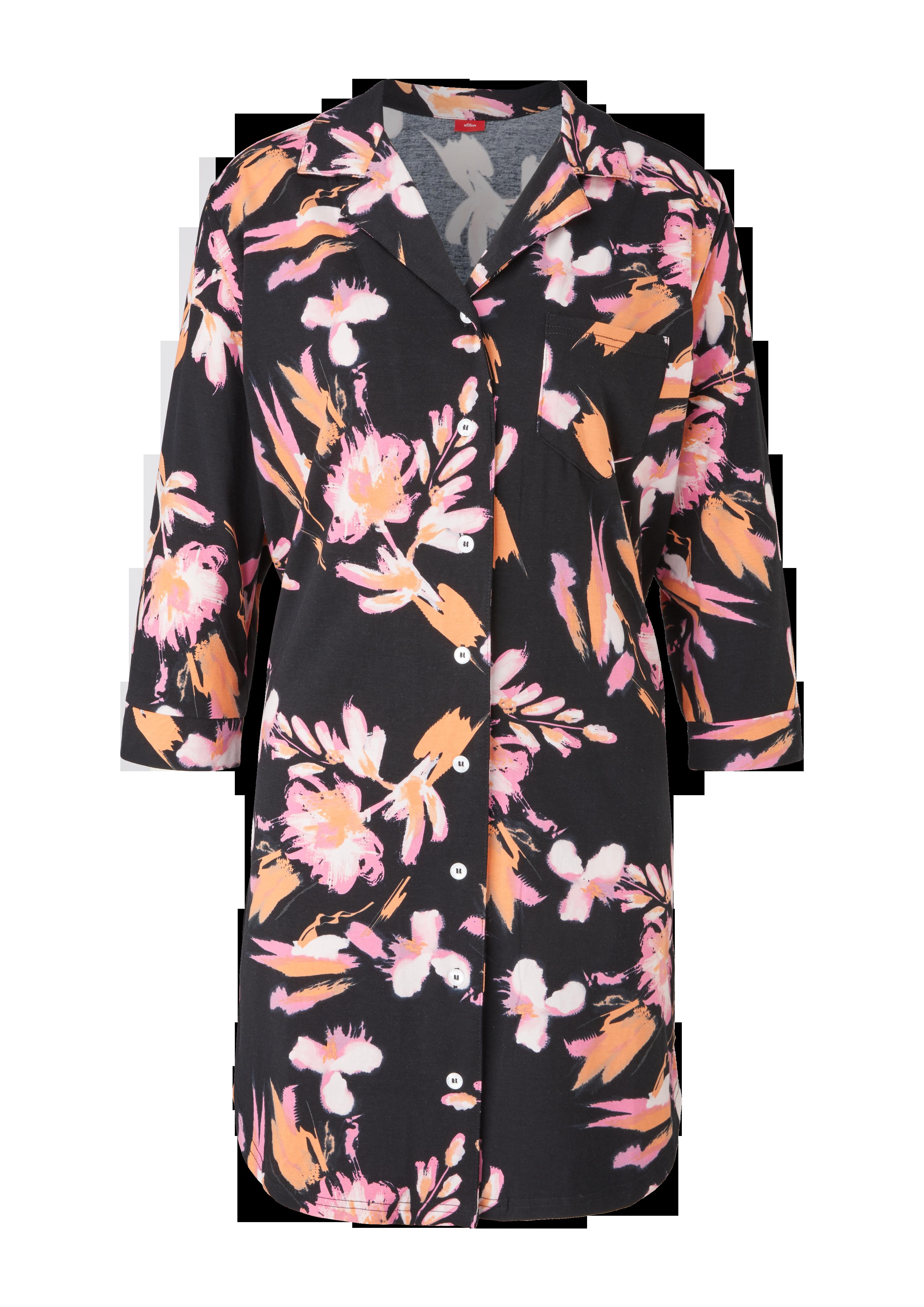 Nachthemd mit Tropical-Muster  6007057-99A1