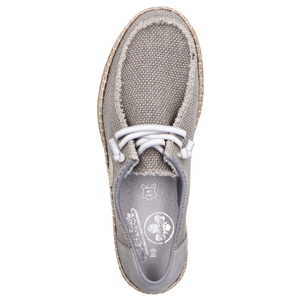 Rieker L7853 Slipper hellgrau