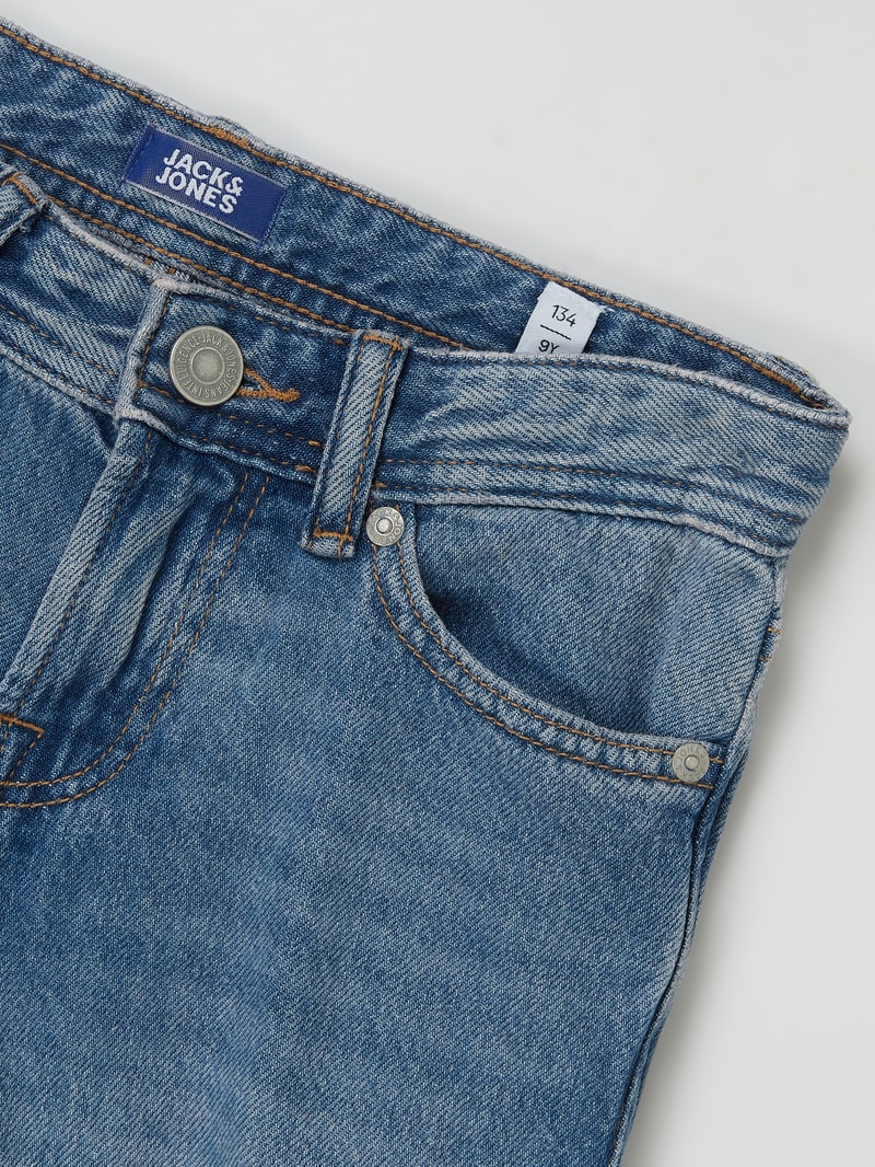 Regular Fit Jeans aus Baumwolle Modell 'Clark' in jeans