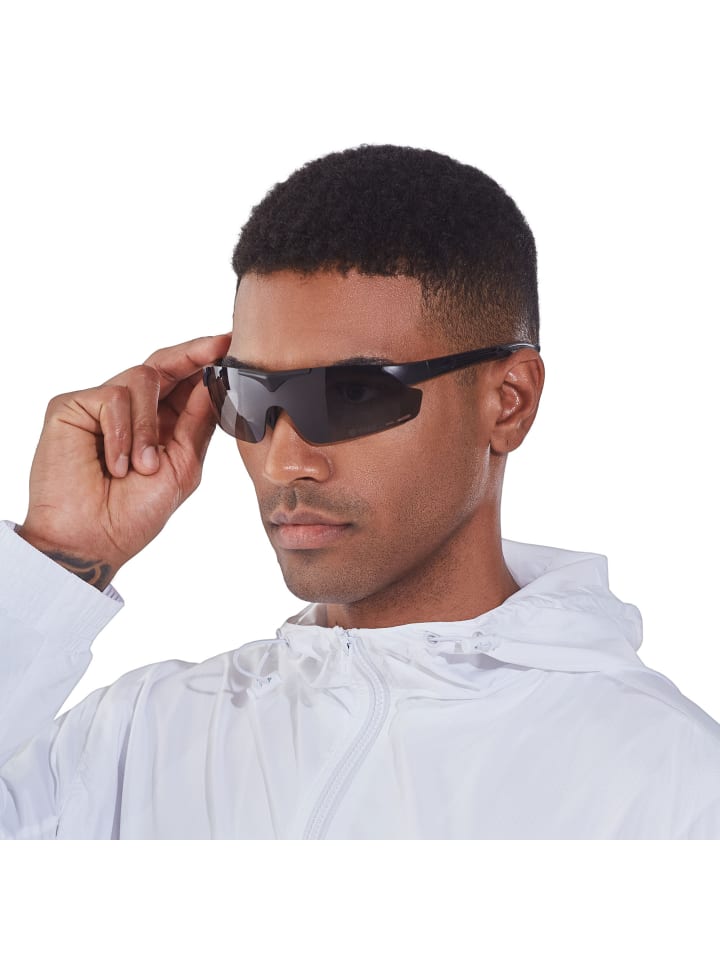 YEAZ SUNUP Magnet-Sport-Sonnenbrille in mattschwarz günstig kaufen onesize