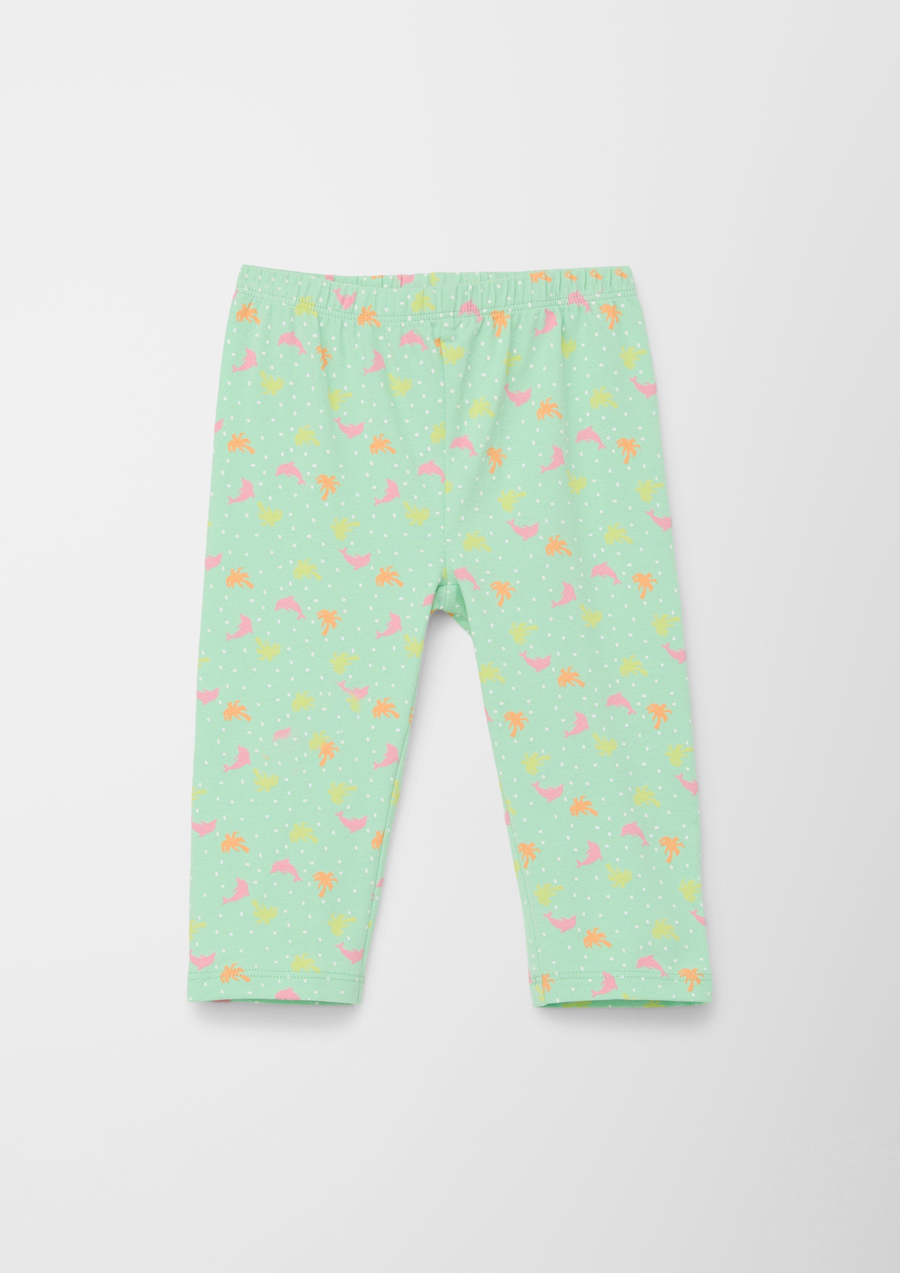 Capri-Leggings aus Baumwollstretch  2130586-73A4