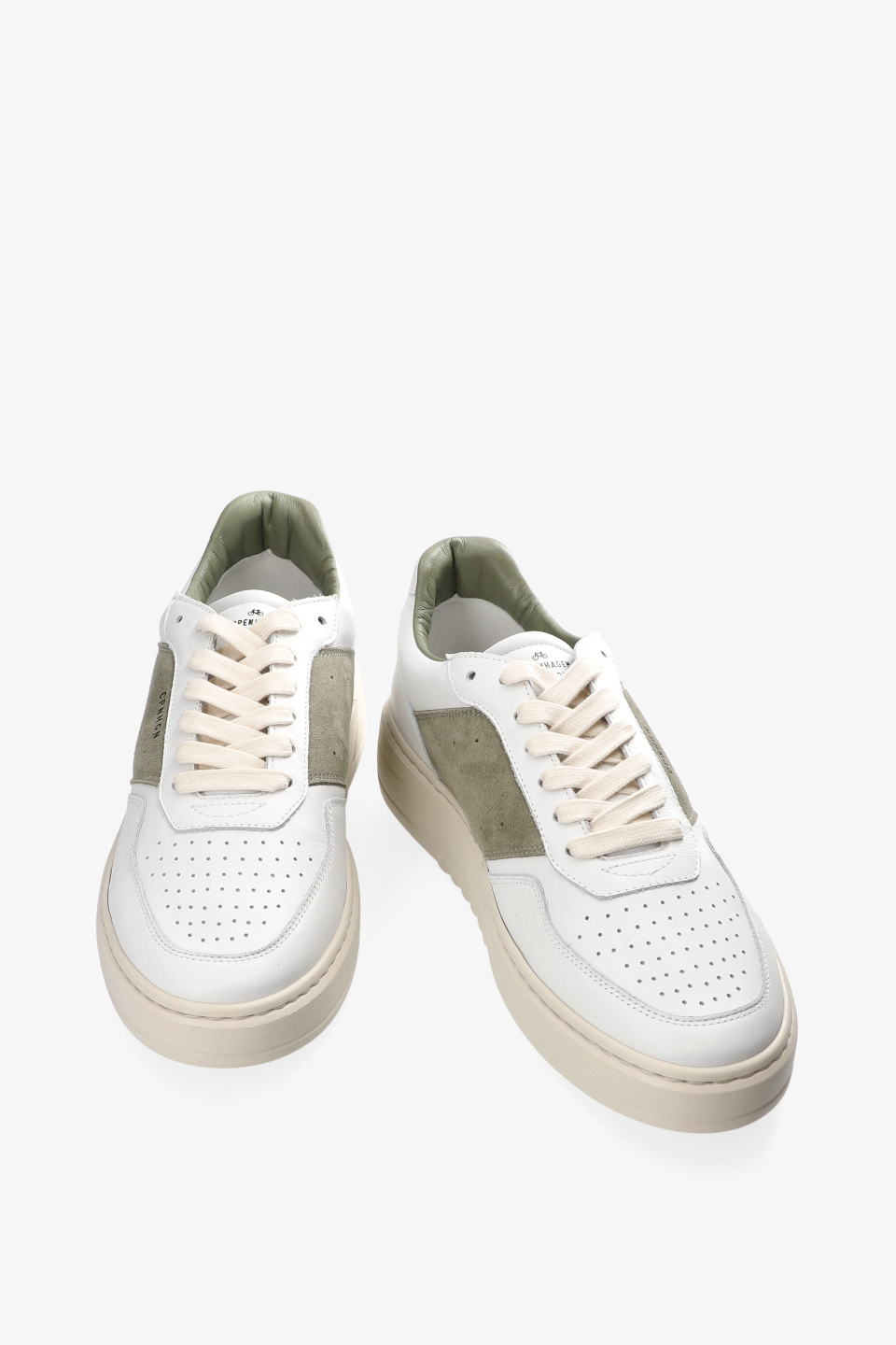 CPH1M leather mix white/olive