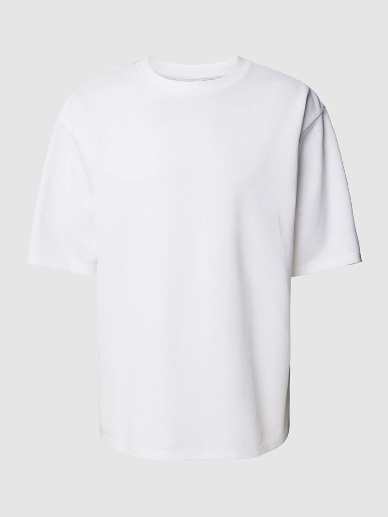 T-Shirt mit Rundhalsausschnitt in weiß