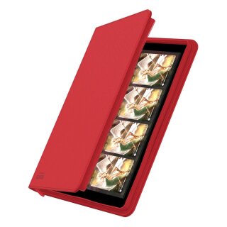 Ultimate Guard 8-Pocket QuadRow Zipfolio Xenoskin Rot