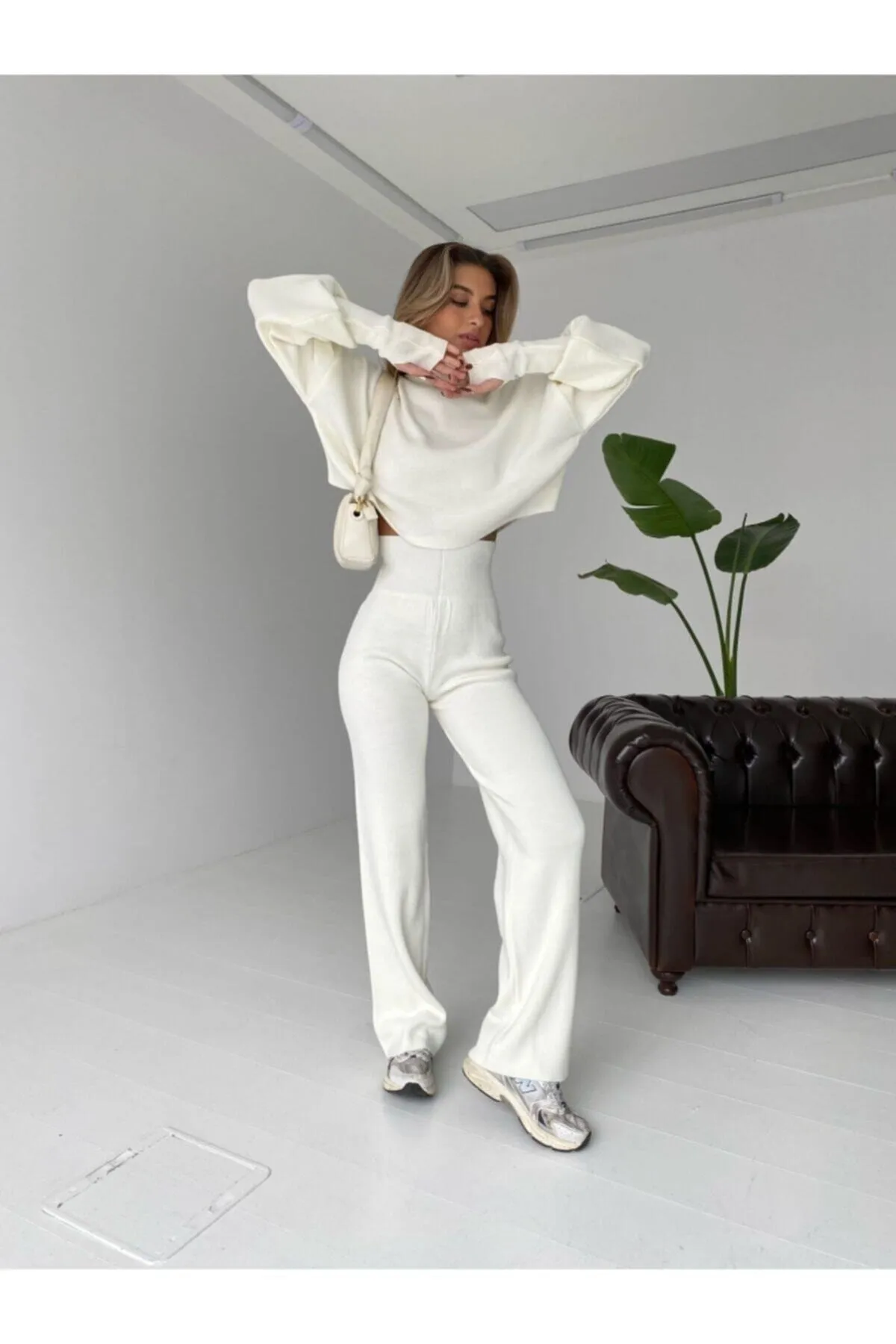munora butik  Zweiteiler - Weiß - Regular Fit