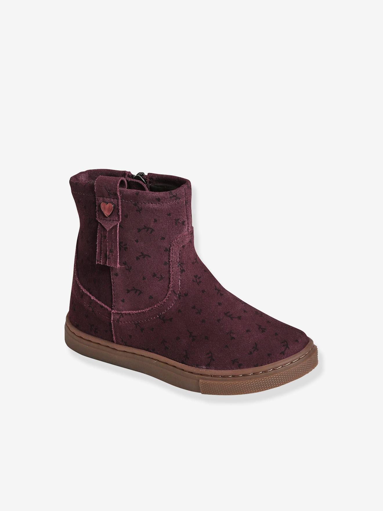 Boots en cuir fille collection maternelle orage