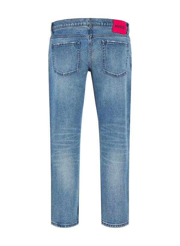 HUGO, Jeans 634, Tapered Fit, Baumwoll-Stretch, blau