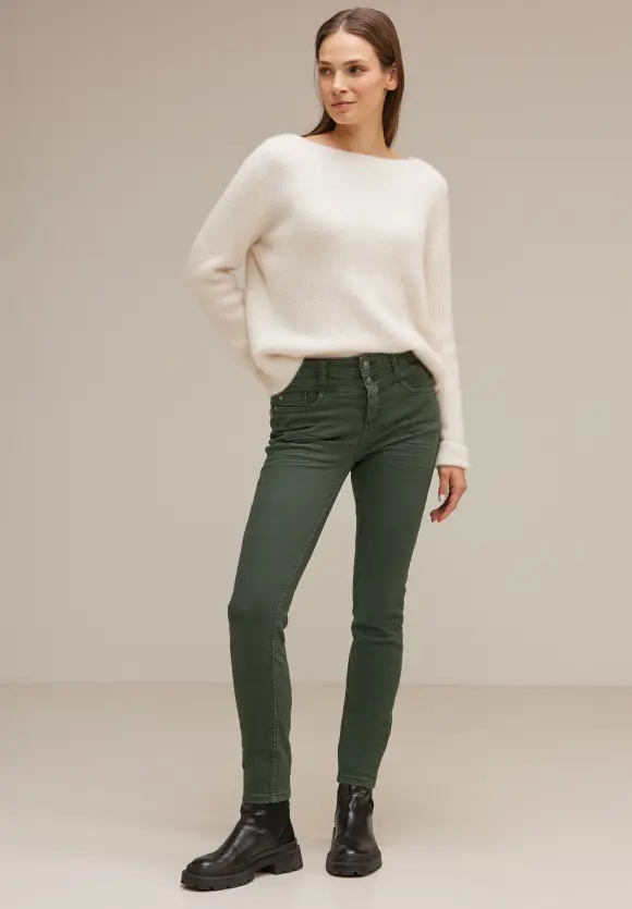 Street One Farbige Slim Fit Jeans