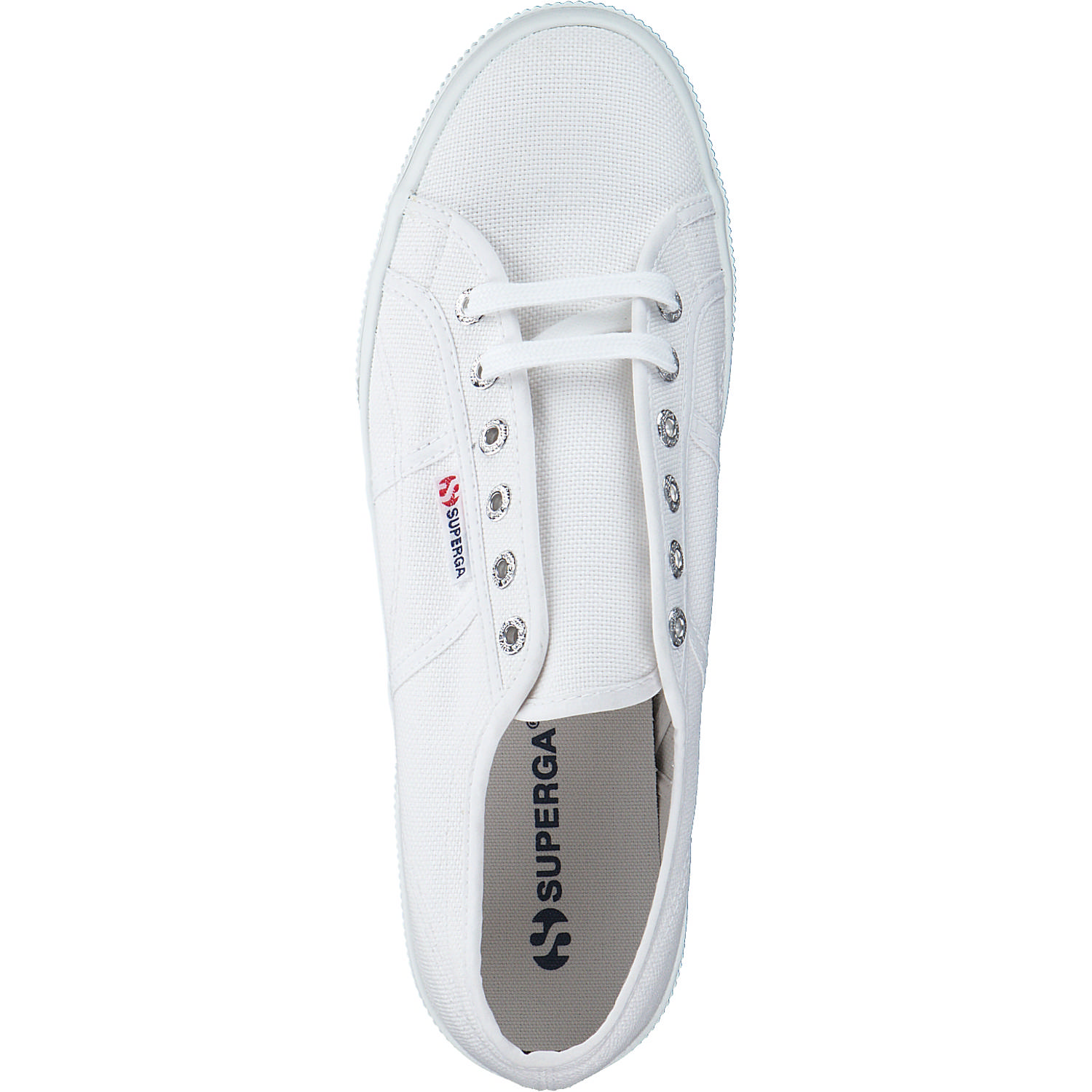 Superga 2740 Platform S21384W, Schnürschuhe, Damen, white