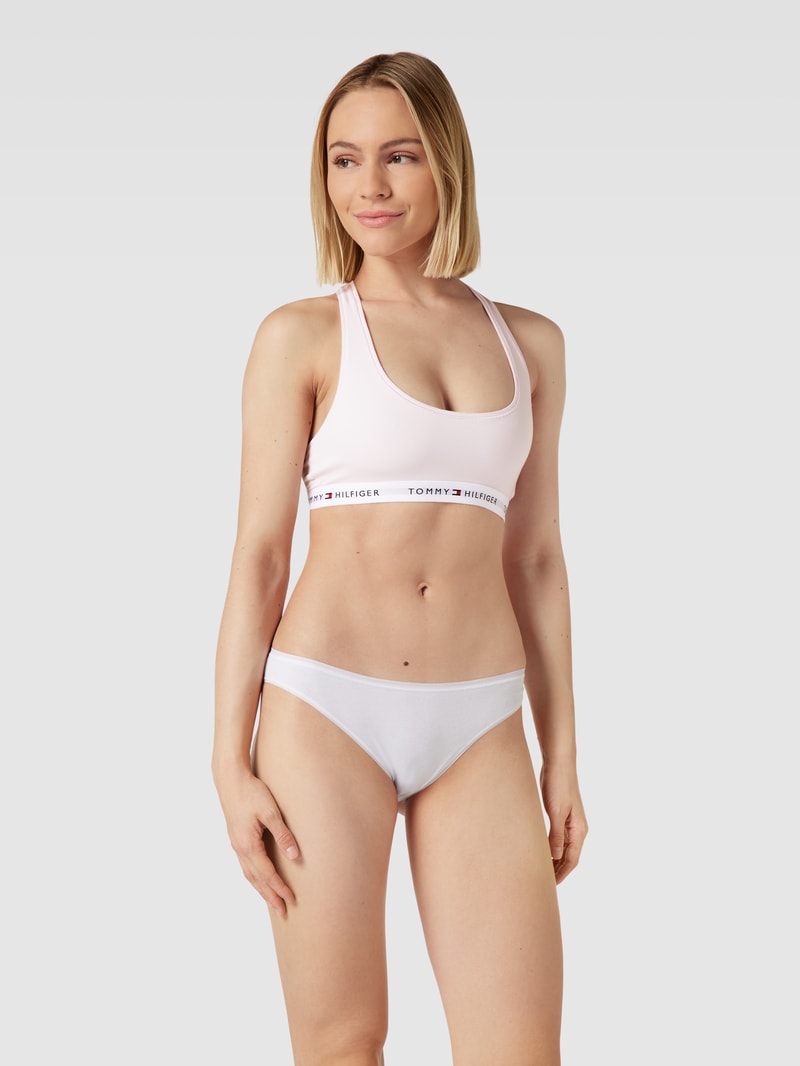 Bralette mit Racerback Modell 'UNLINED' in rosa