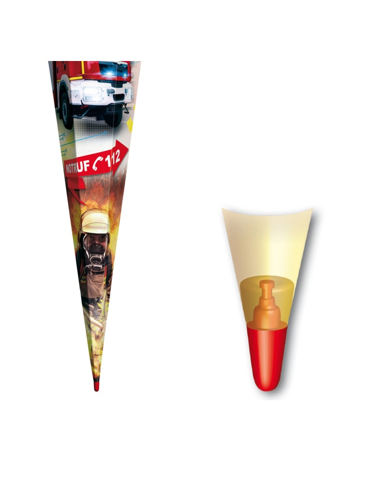 ROTH Schultüte groß Feuerwehr 85 cm in Rot günstig kaufen onesize
