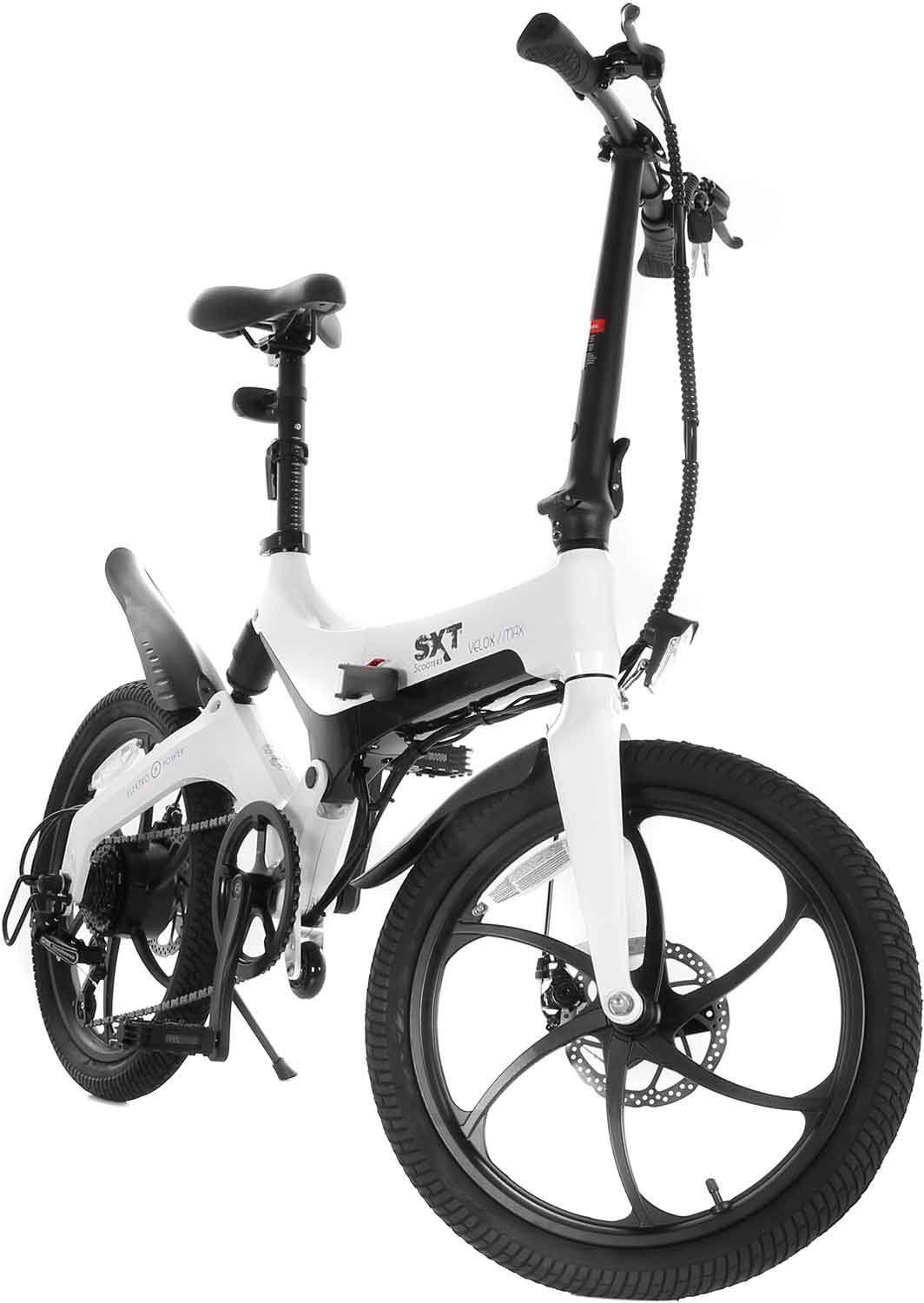 SXT Scooters E-Bike Velox MAX, 6 Gang, Heckmotor, 280,8 Wh Akku