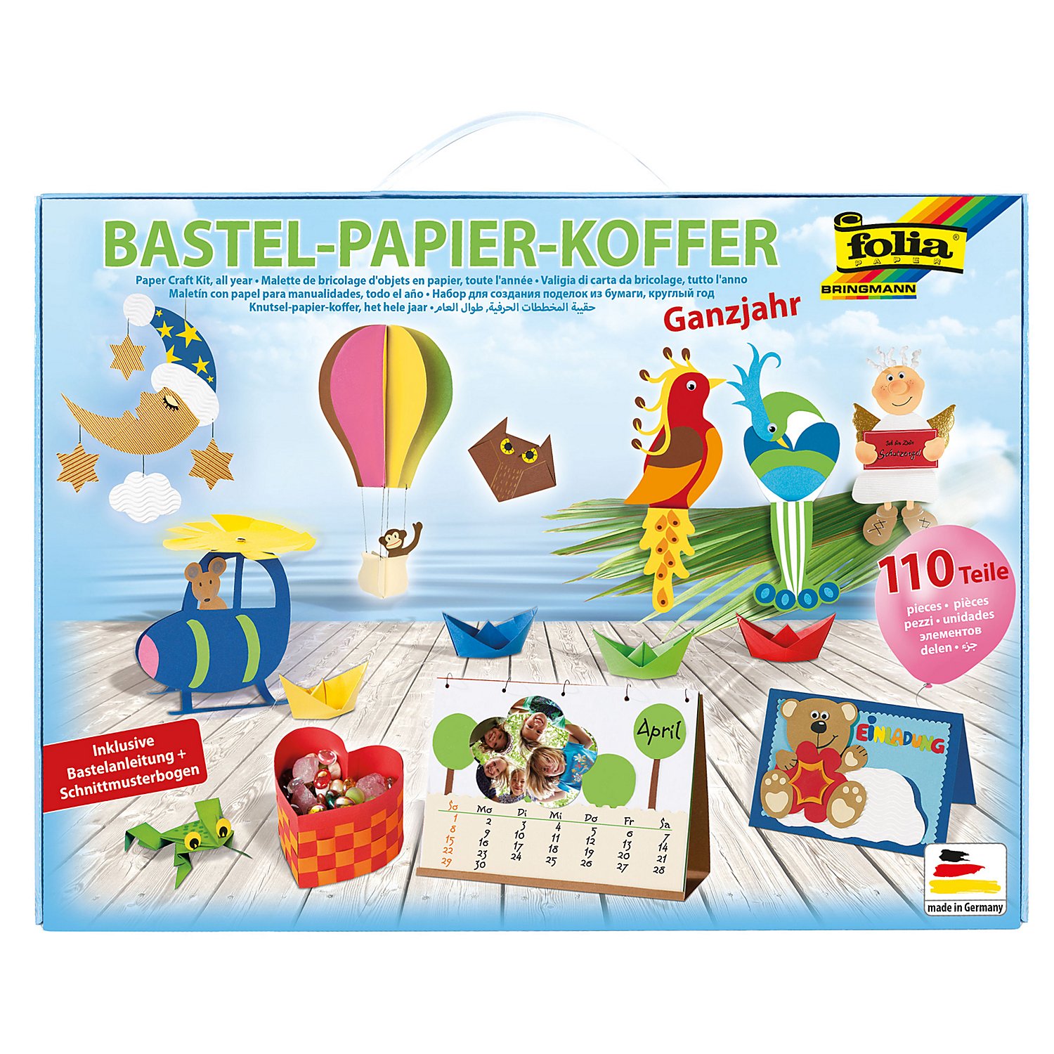 folia Bastelpapier-Koffer 