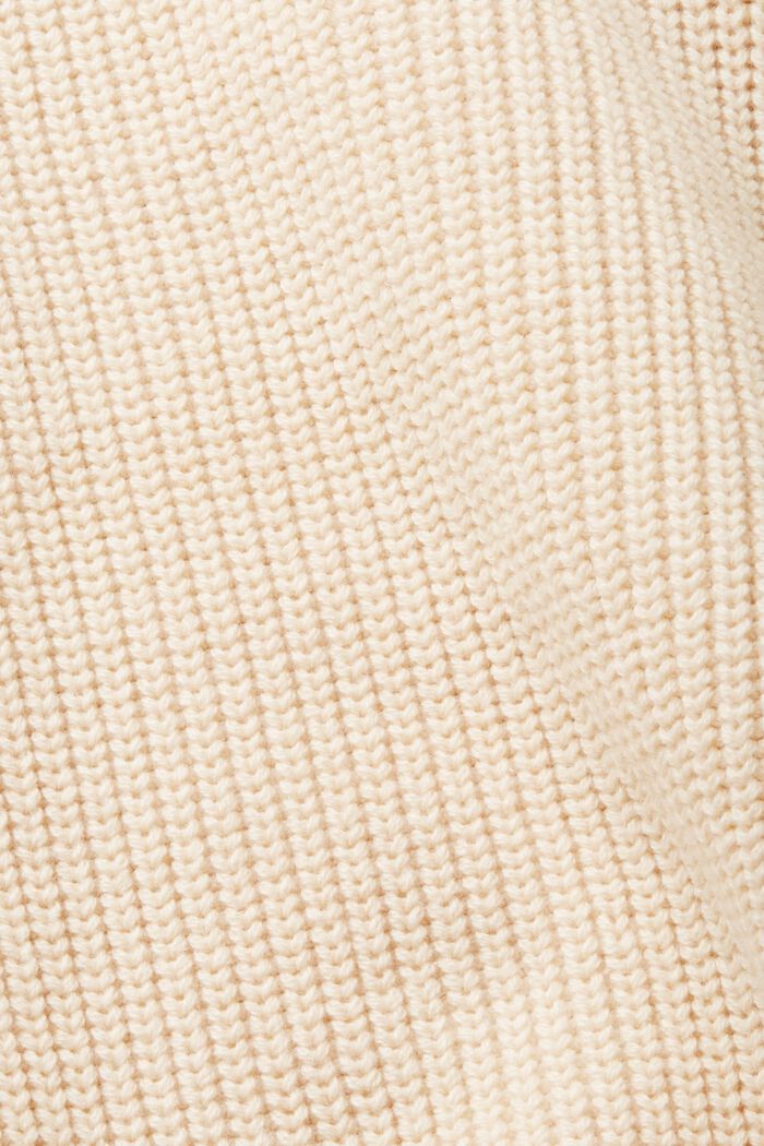 Strickpullover mit halblangem Reißverschluss