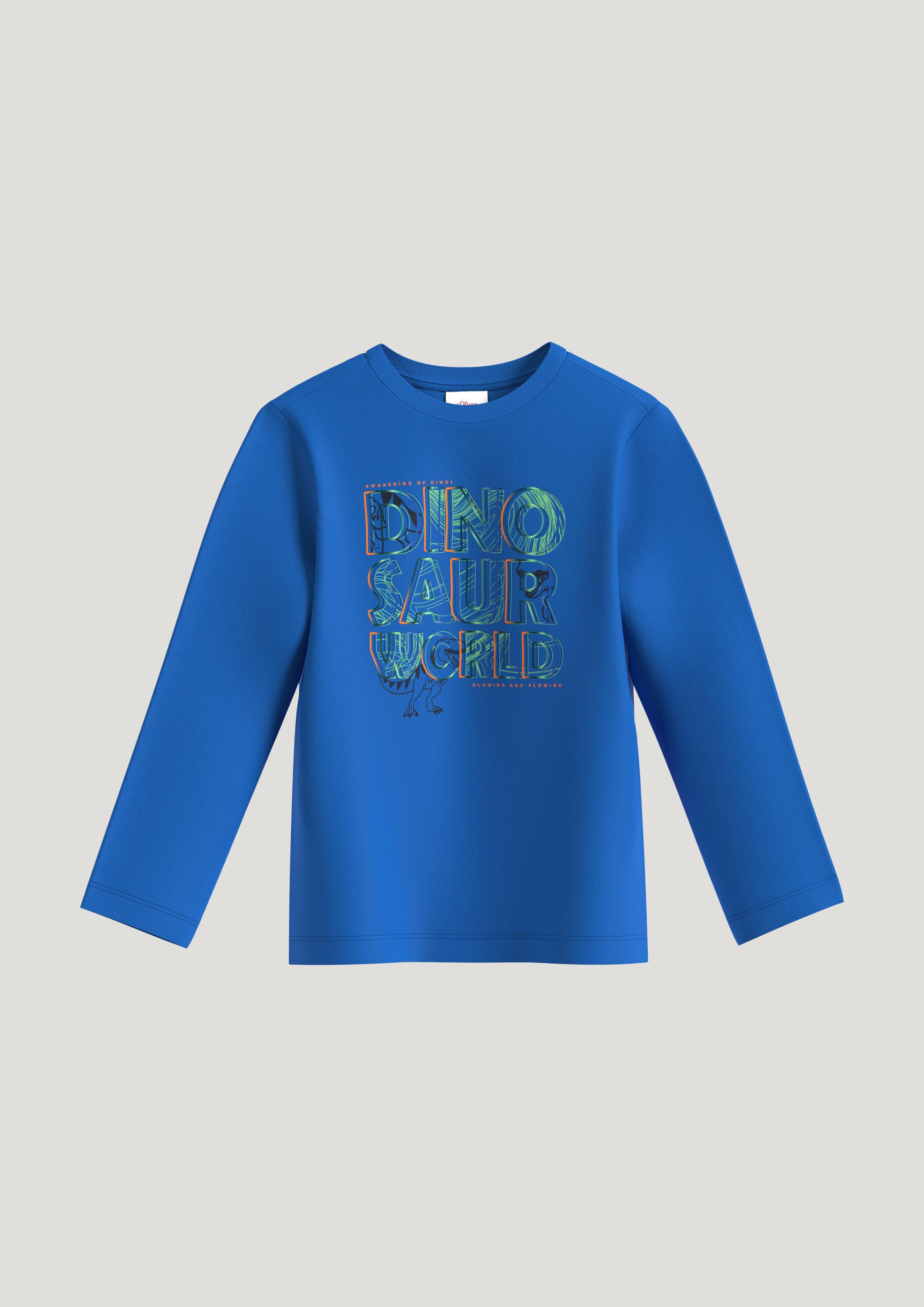 Longsleeve mit gummiertem Print  2134099-5588