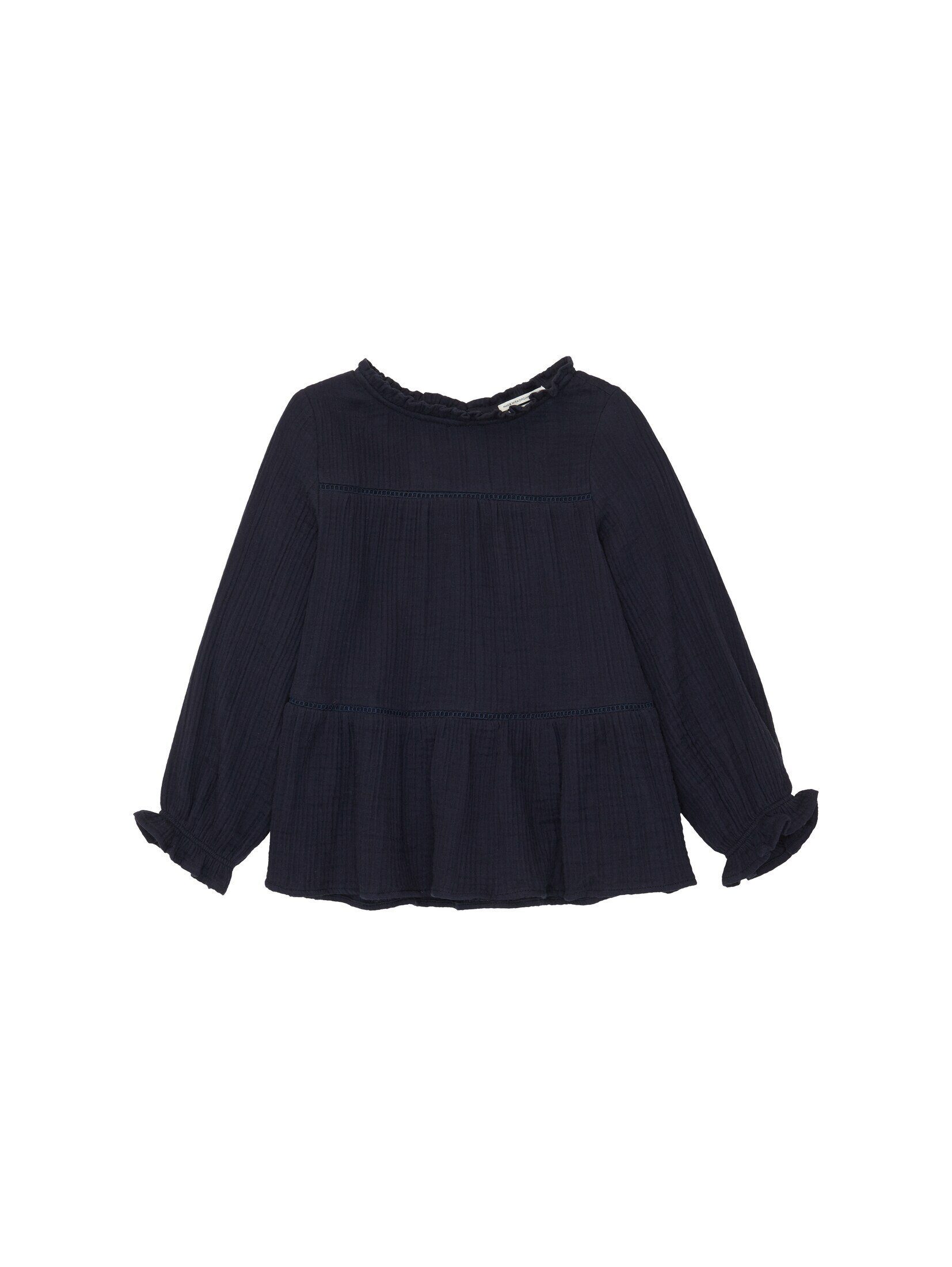 TOM TAILOR Carmenbluse Bluse mit Faltenlegung