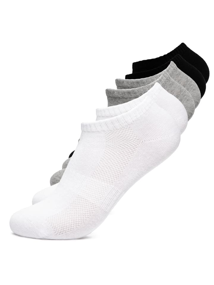 Occulto 6er Pack Sneaker Socken aus Bio-Baumwolle Jana in Schwarz-Grau-Weiß günstig kaufen