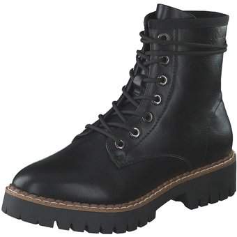 s.Oliver Schnürstiefelette in schwarz
