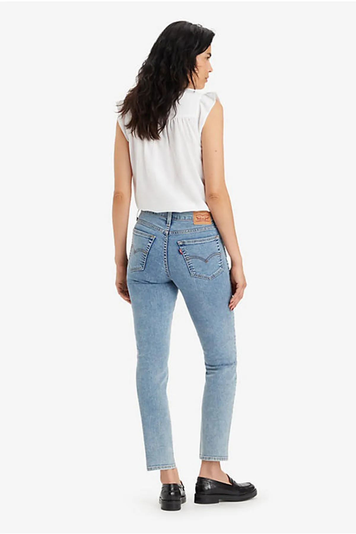 Levi&'s  724 HIGH RISE STRAIGHT LIGHT INDIGO - GETRAGEN