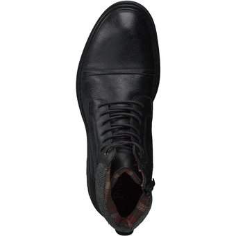 Puccetti Schnür Boots in schwarz