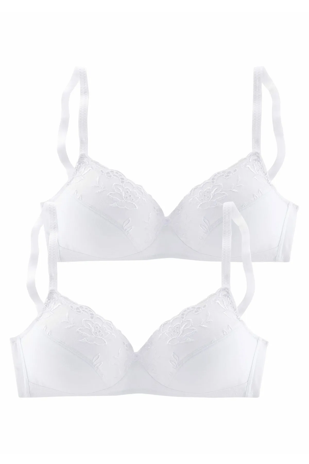 PETITE FLEUR  BH - Weiß - Unifarben