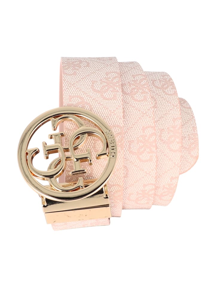 Guess Noelle Wendegürtel Leder in sand günstig kaufen 90 cm