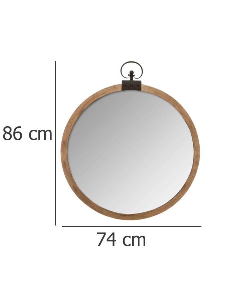 Atmosphera Créateur d'intérieur Wandspiegel in braun günstig kaufen onesize