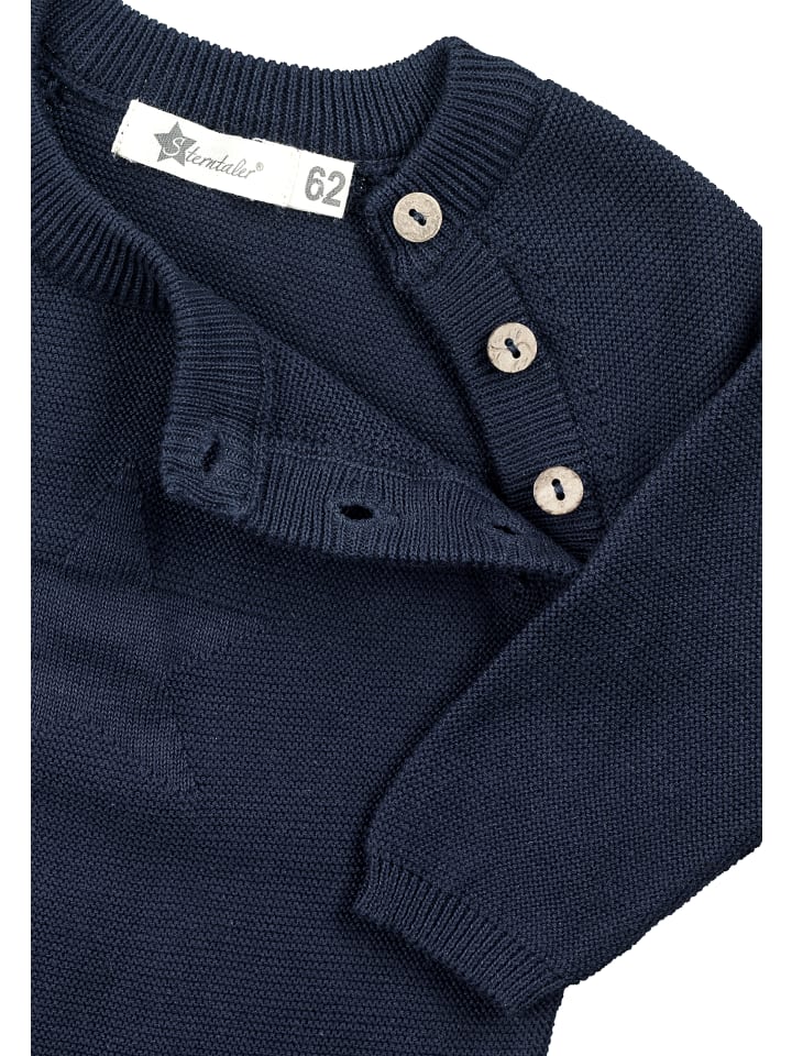 Sterntaler GOTS Strick-Einteiler in marineblau günstig kaufen