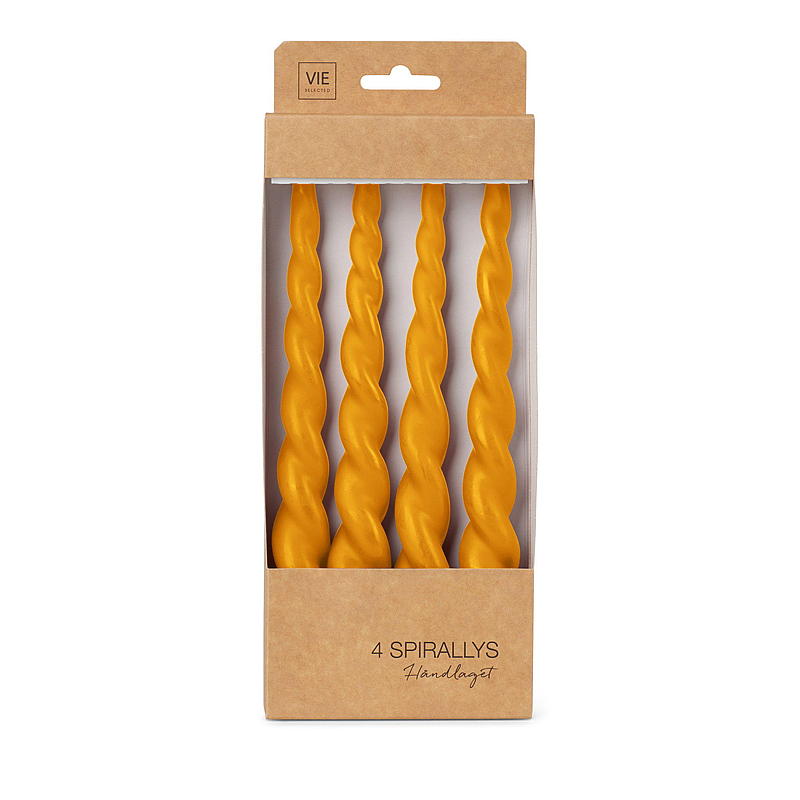 Vie Selected Spirallys 4-pk 24 cm oker