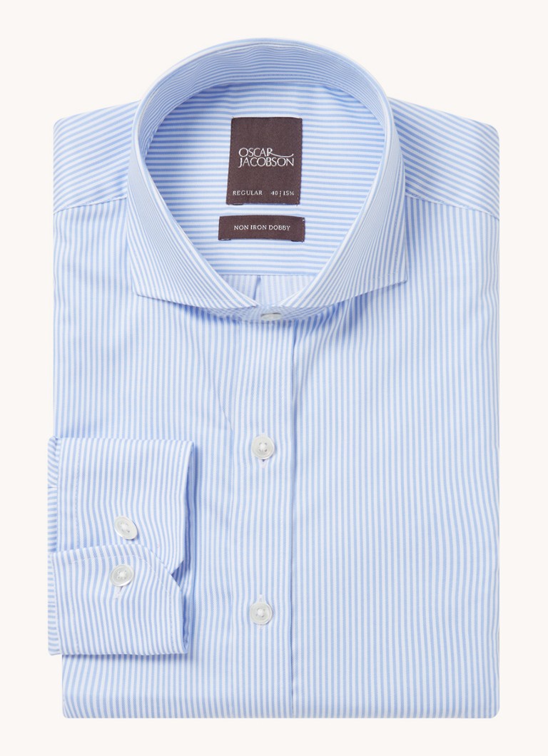 Oscar Jacobson Regular fit shirt with striped print