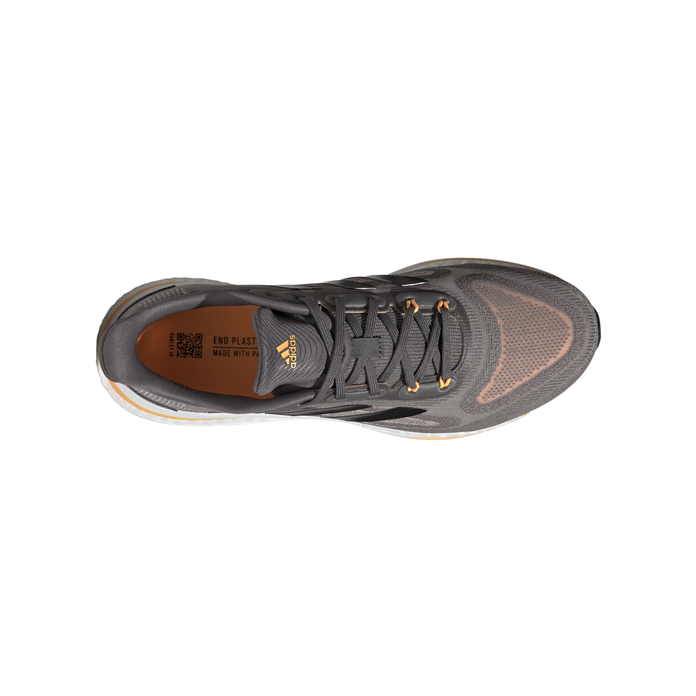 adidas Supernova+ Running Grau Schwarz Orange