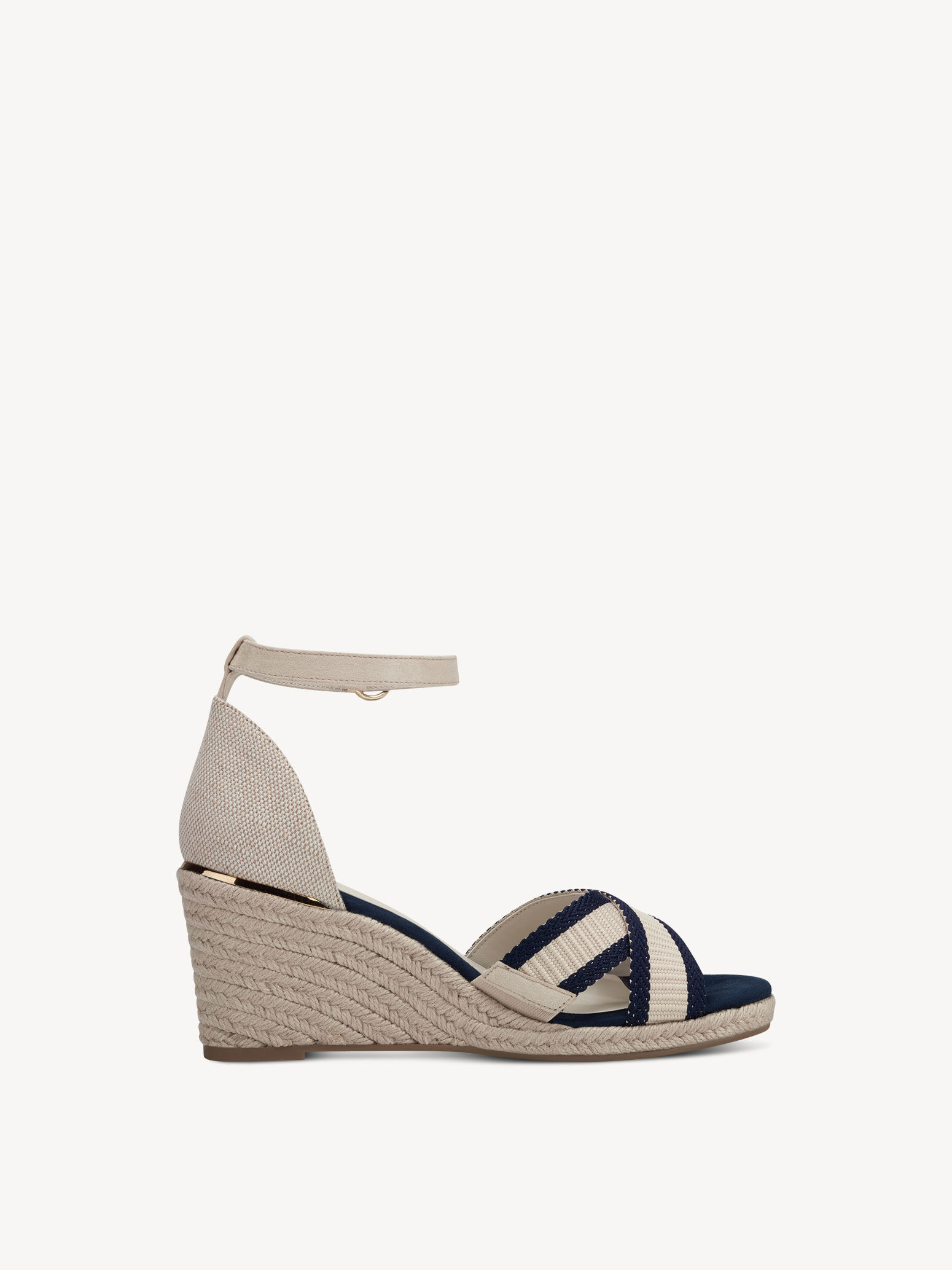 Sandale à talon - bleu