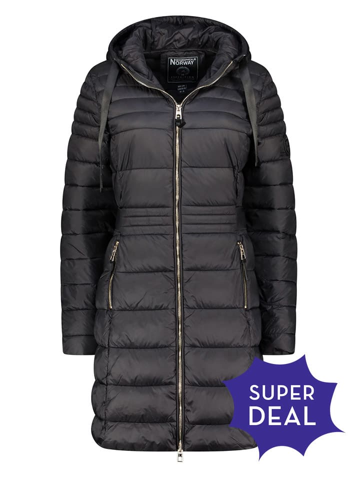 Geographical Norway Steppjacke in Schwarz günstig kaufen