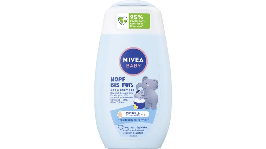 Nivea Baby Kopf bis Fuß Bad & Shampoo 200 ml