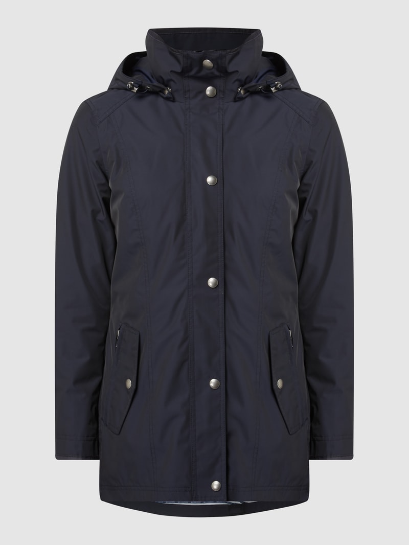 Romance 812 Funktionsjacke mit abnehmbarer Kapuze in dunkelblau